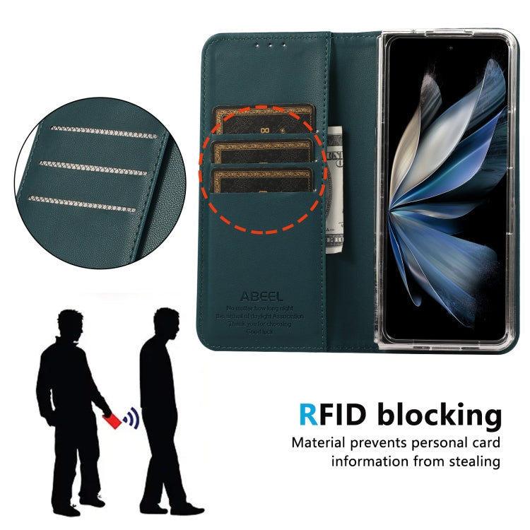 For Google Pixel 9 Pro Fold ABEEL RFID Magnetic Flip Leather Phone Case