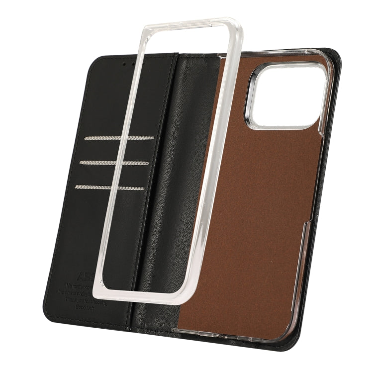 For Google Pixel 9 Pro Fold ABEEL RFID Magnetic Flip Leather Phone Case
