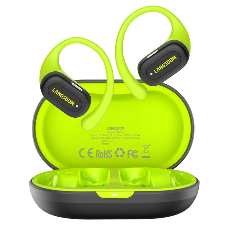 Langsdom TS19 Ear-mounted ENC Noise Reduction Wireless Bluetooth Earphone