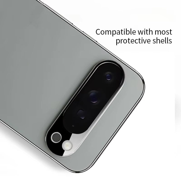 For Google Pixel 9 3D 9H Camera Lens Tempered Glass Film - Black