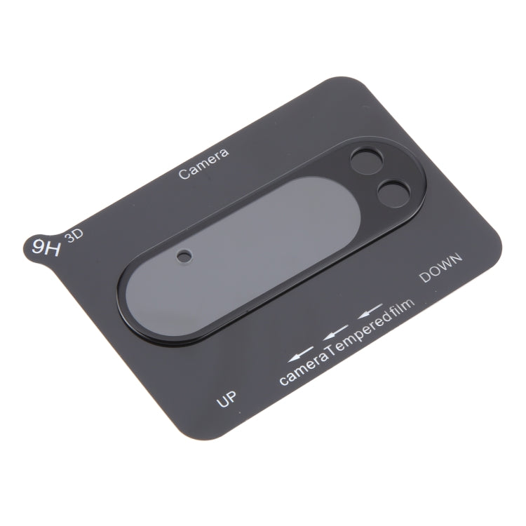 For Google Pixel 9 Pro 3D 9H Camera Lens Tempered Glass Film - Black