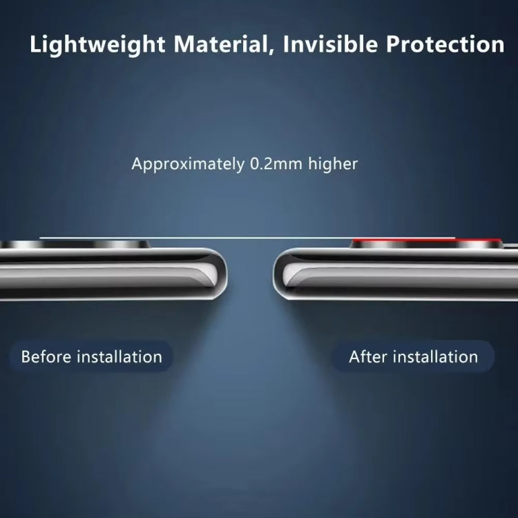For Google Pixel 9 Pro 3D 9H Camera Lens Tempered Glass Film - Black