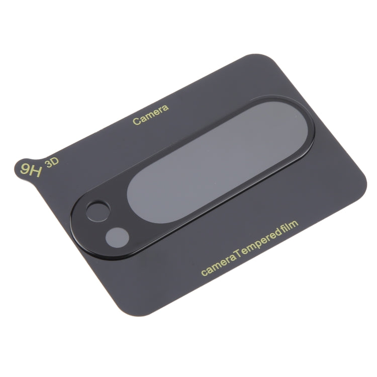 For Google Pixel 9 Pro XL 3D 9H Camera Lens Tempered Glass Film - Black
