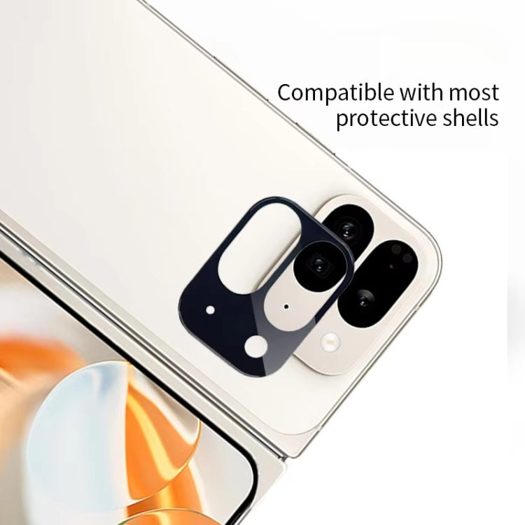 For Google Pixel 9 Pro Fold 3D 9H Camera Lens Tempered Glass Film - Black