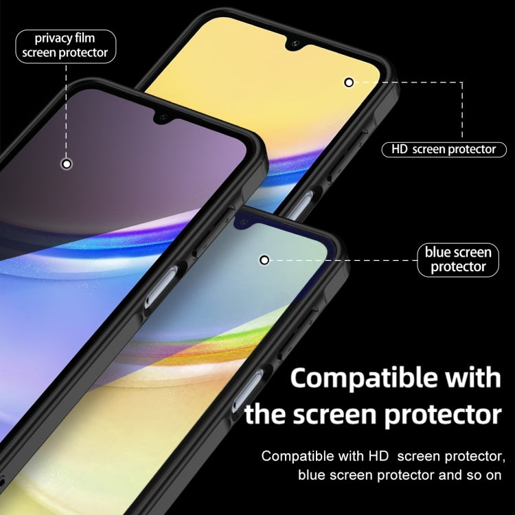 For Samsung Galaxy A16 5G Armor Clear TPU Hybrid PC Phone Case
