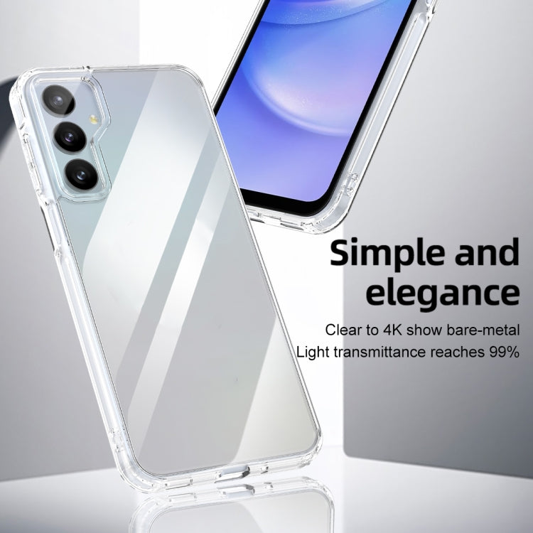 For Samsung Galaxy A16 5G Armor Clear TPU Hybrid PC Phone Case