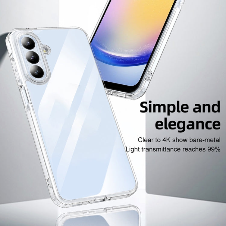 For Samsung Galaxy A26 5G Armor Clear TPU Hybrid PC Phone Case
