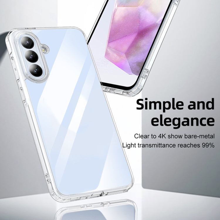 For Samsung Galaxy A56 5G Armor Clear TPU Hybrid PC Phone Case