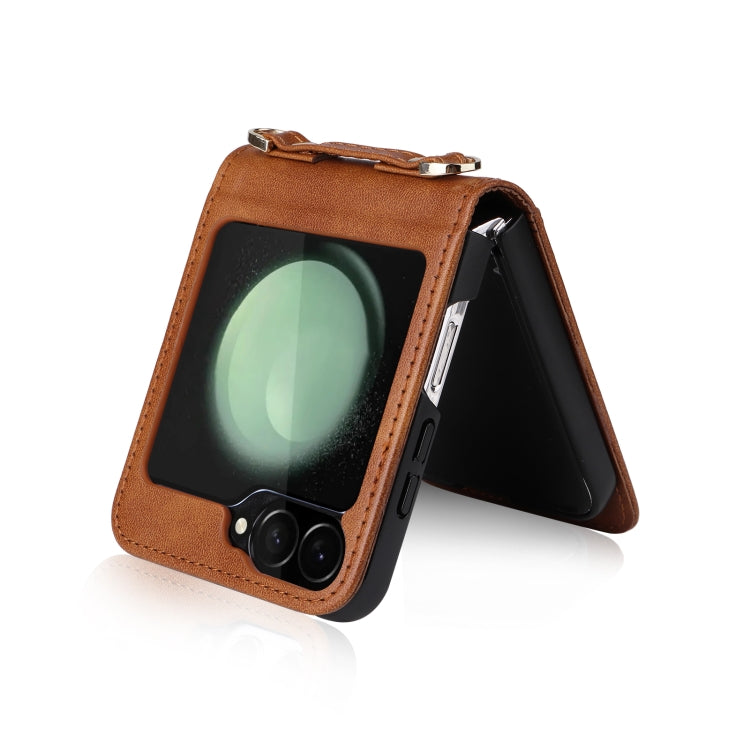 For Samsung Galaxy Z Flip7 FE / Z Flip6 Crossbody Folding Phone Case