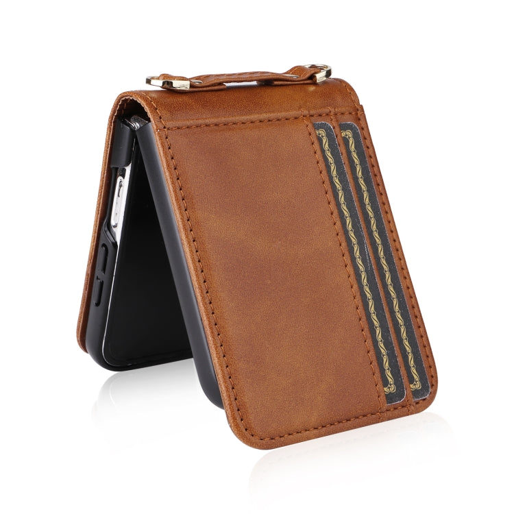 For Samsung Galaxy Z Flip7 FE / Z Flip6 Crossbody Folding Phone Case