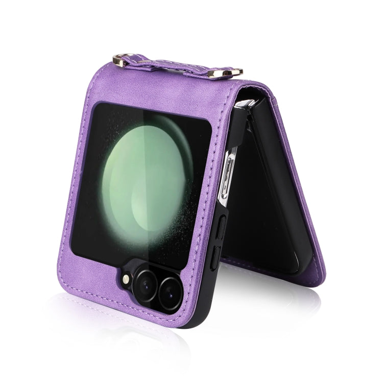 For Samsung Galaxy Z Flip7 FE / Z Flip6 Crossbody Folding Phone Case