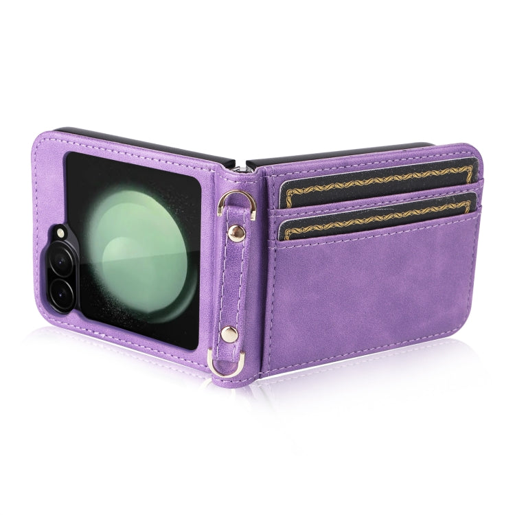 For Samsung Galaxy Z Flip7 FE / Z Flip6 Crossbody Folding Phone Case