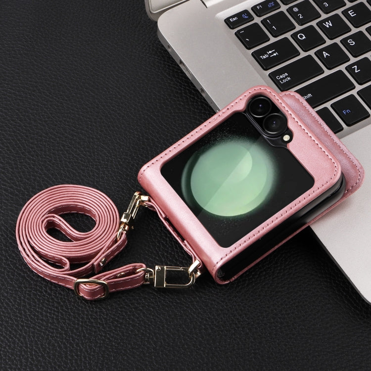 For Samsung Galaxy Z Flip7 FE / Z Flip6 Crossbody Folding Phone Case