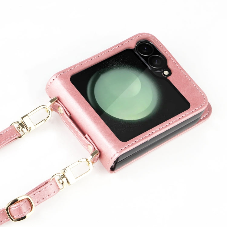 For Samsung Galaxy Z Flip7 FE / Z Flip6 Crossbody Folding Phone Case