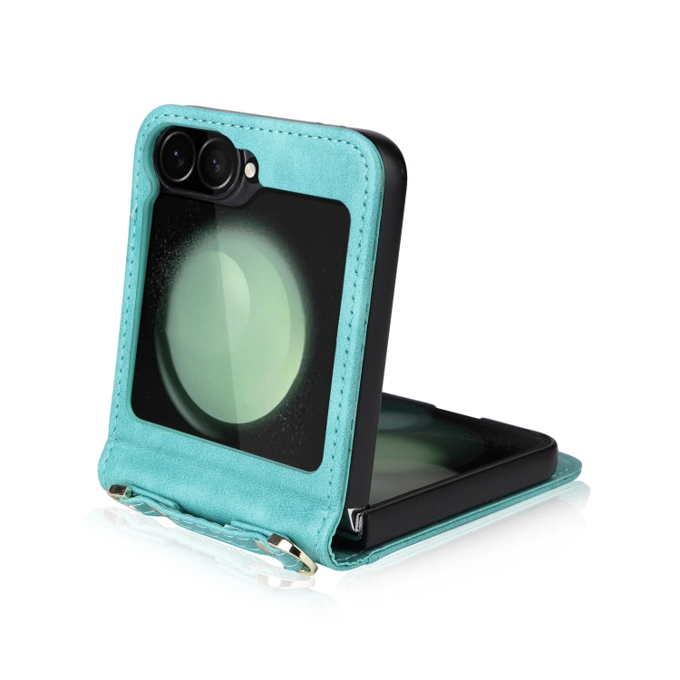 For Samsung Galaxy Z Flip7 FE / Z Flip6 Crossbody Folding Phone Case