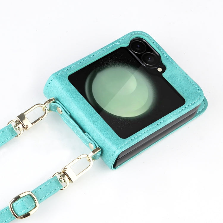 For Samsung Galaxy Z Flip7 FE / Z Flip6 Crossbody Folding Phone Case
