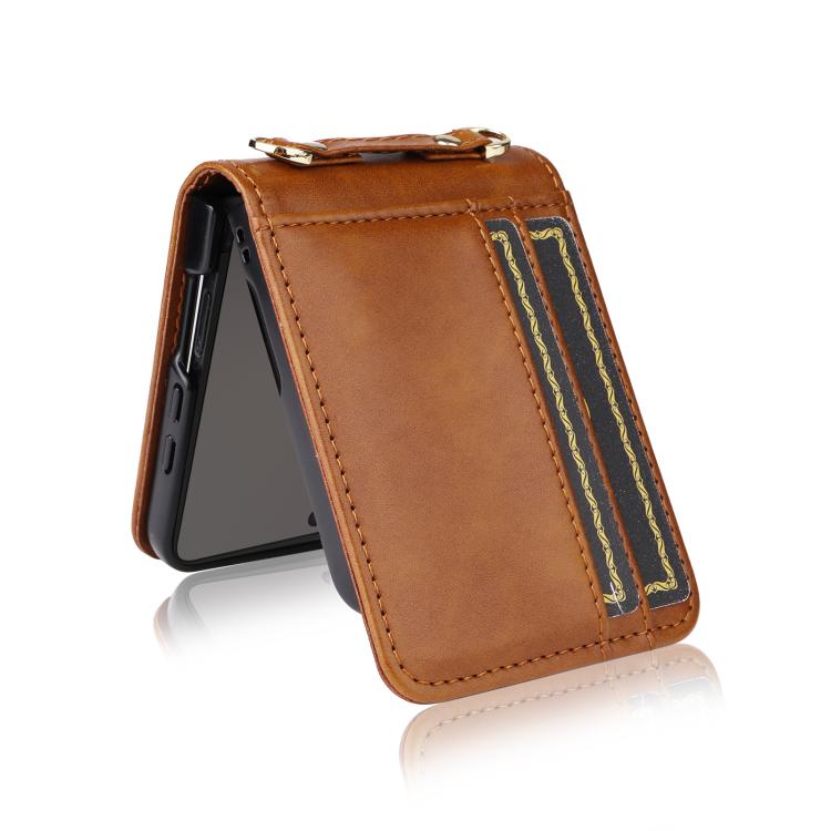 For Samsung Galaxy Z Flip7 5G Crossbody Folding Phone Case