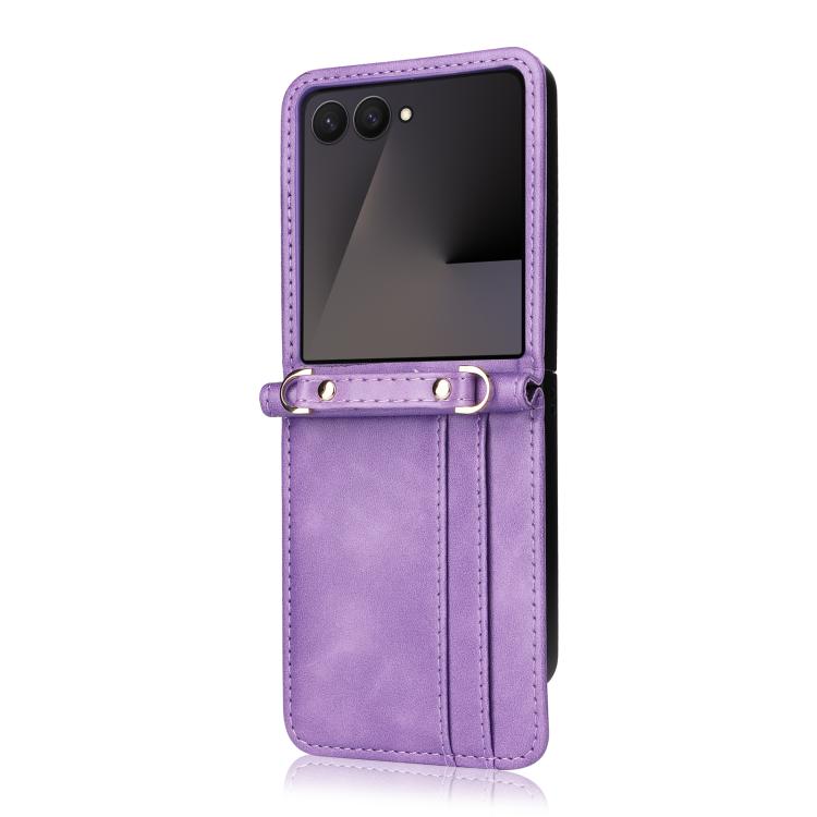 For Samsung Galaxy Z Flip7 5G Crossbody Folding Phone Case