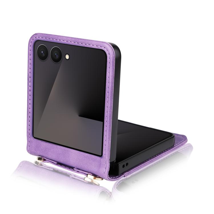 For Samsung Galaxy Z Flip7 5G Crossbody Folding Phone Case