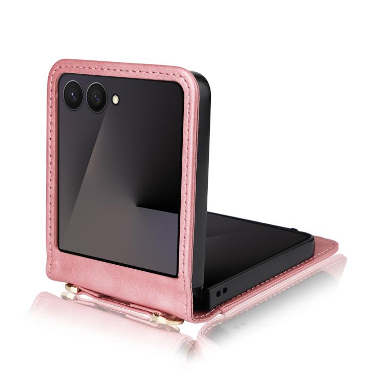 For Samsung Galaxy Z Flip7 5G Crossbody Folding Phone Case