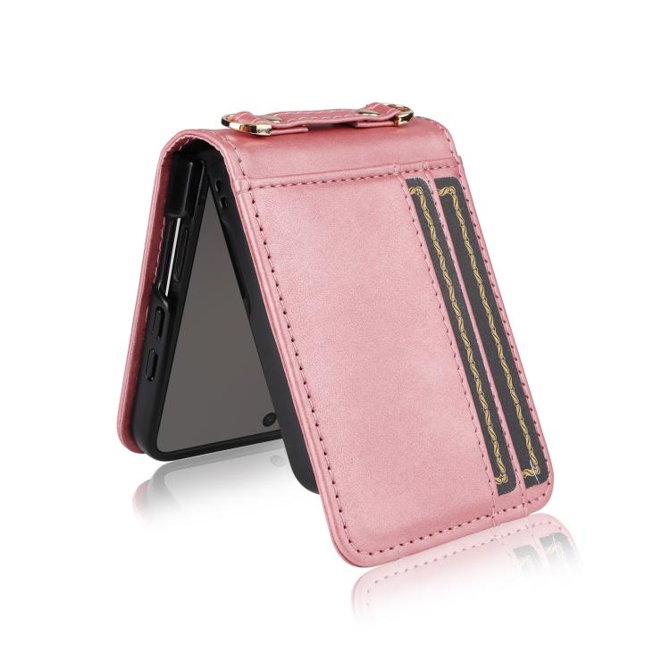 For Samsung Galaxy Z Flip7 5G Crossbody Folding Phone Case