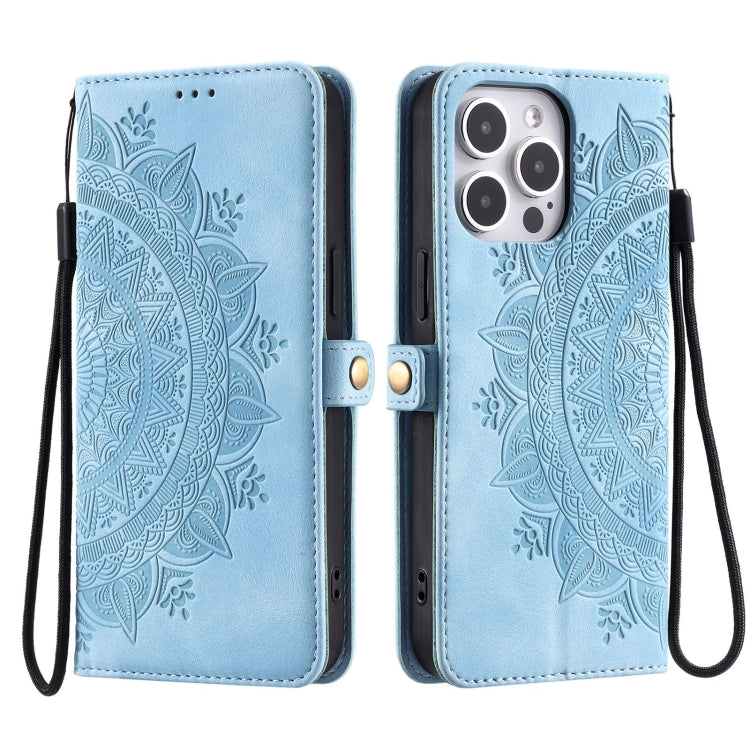 For iPhone 13 Pro Skin Feel Totem Embossed Leather Phone Case