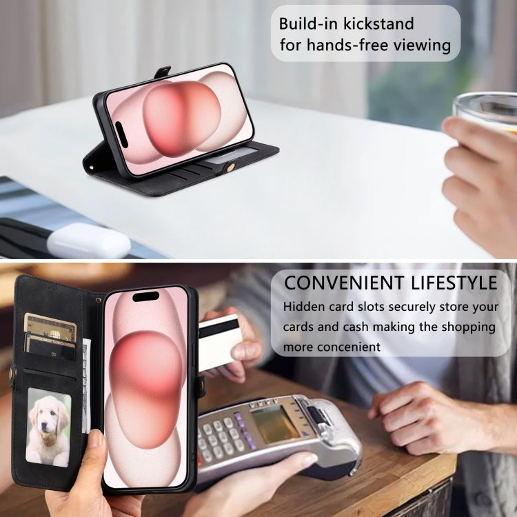 For iPhone 12 mini Skin Feel Totem Embossed Leather Phone Case
