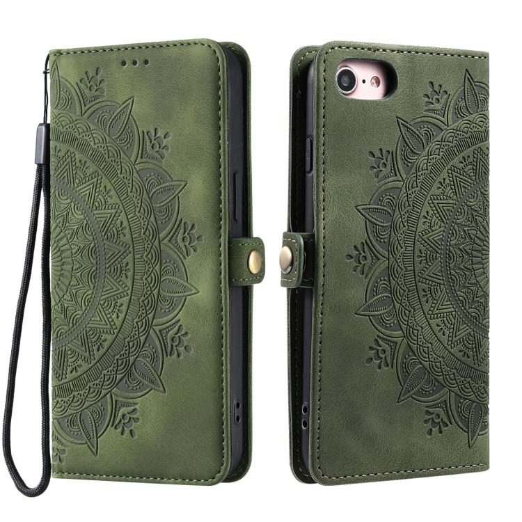 For iPhone 16e / 17e Skin Feel Totem Embossed Leather Phone Case