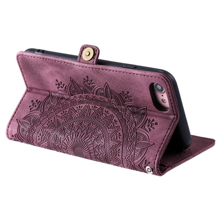 For iPhone 16e / 17e Skin Feel Totem Embossed Leather Phone Case