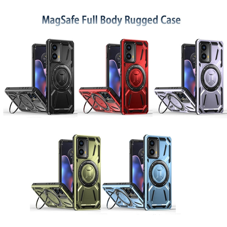 For Motorola Moto G Stylus 5G 2023 Armor II Series MagSafe Magnetic Holder Phone Case