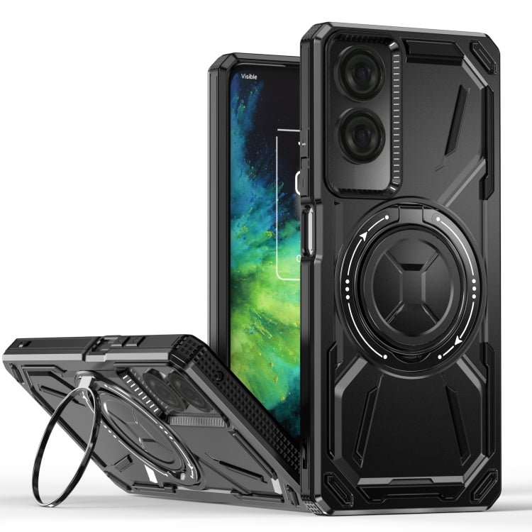 For TCL 50 SE 4G Armor II Series MagSafe Magnetic Holder Phone Case