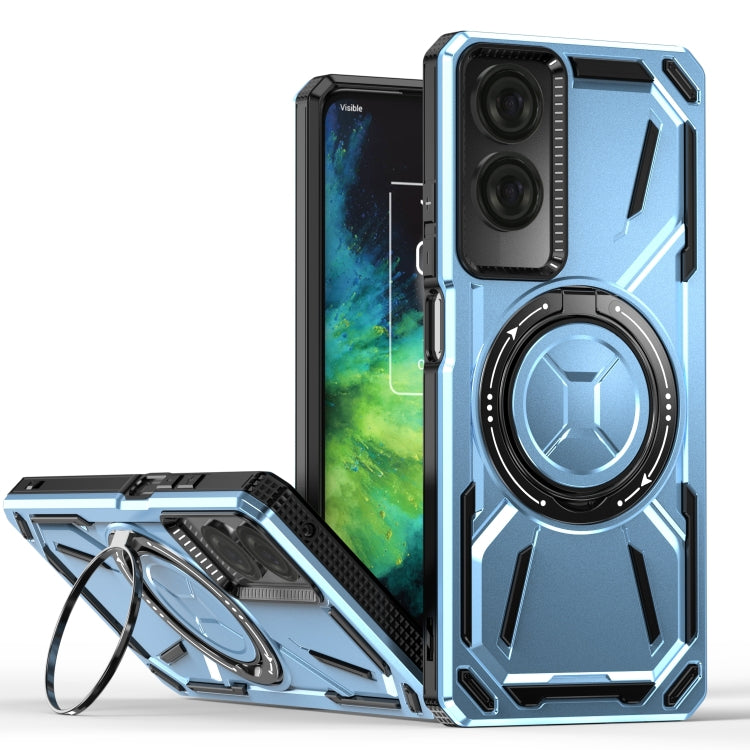 For TCL 50 SE 4G Armor II Series MagSafe Magnetic Holder Phone Case