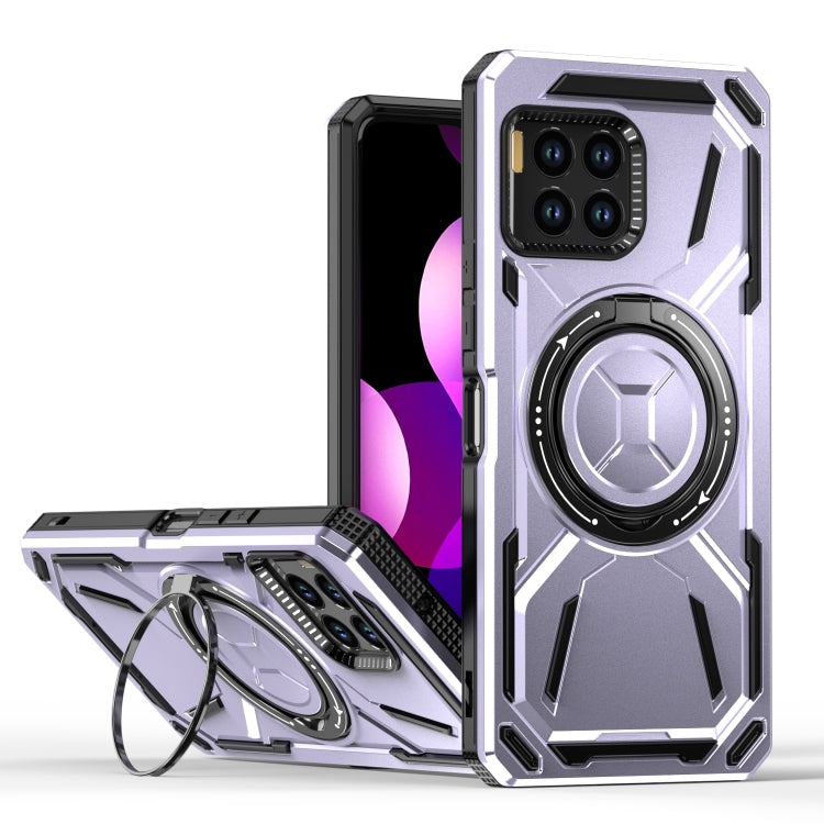For T-Mobile Revvl 7 Pro 5G Armor II Series MagSafe Magnetic Holder Phone Case