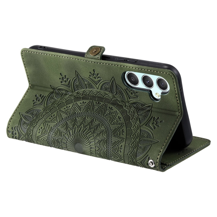 For Samsung Galaxy A36 Skin Feel Totem Embossed Leather Phone Case