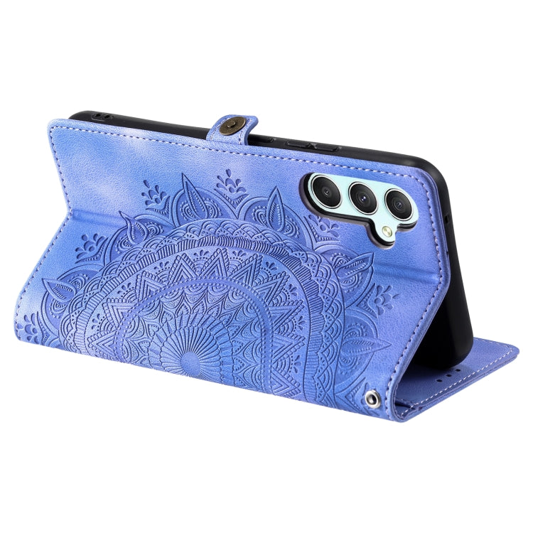 For Samsung Galaxy A36 Skin Feel Totem Embossed Leather Phone Case