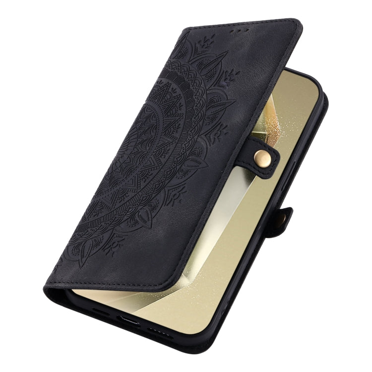 For Samsung Galaxy A36 Skin Feel Totem Embossed Leather Phone Case