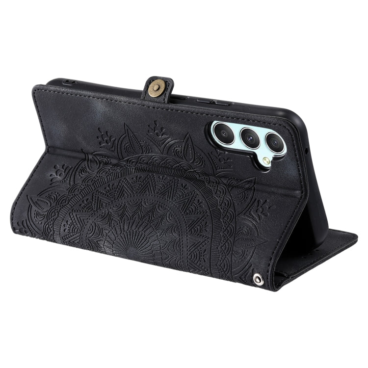 For Samsung Galaxy A36 Skin Feel Totem Embossed Leather Phone Case