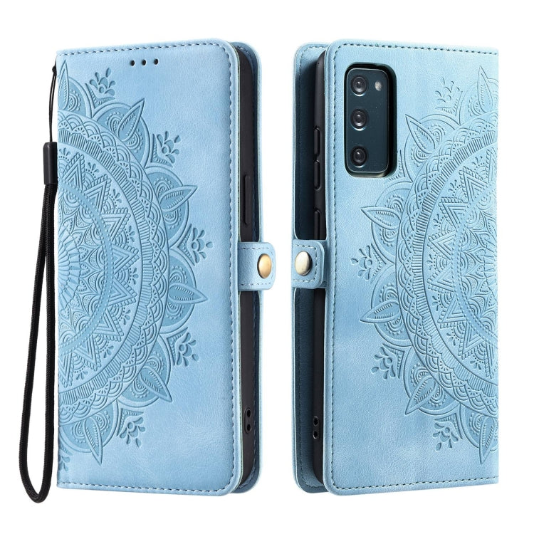 For Samsung Galaxy S20 FE Skin Feel Totem Embossed Leather Phone Case