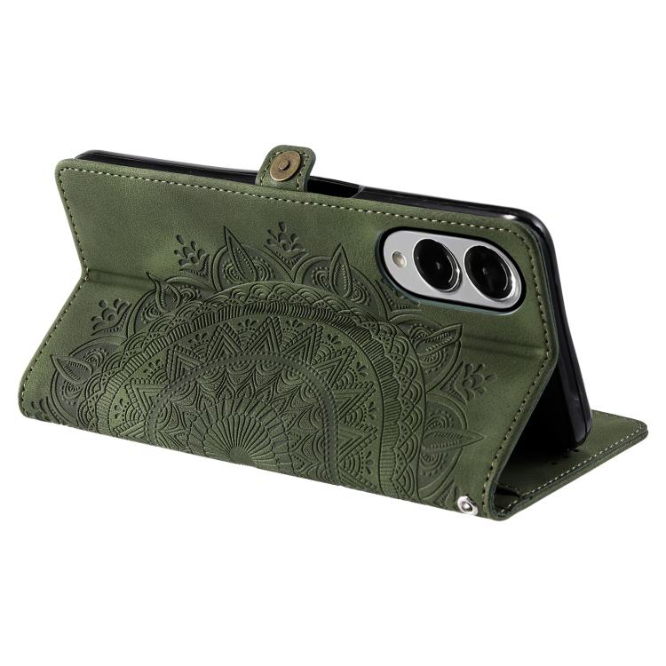 For Samsung Galaxy S25 Edge 5G Skin Feel Totem Embossed Leather Phone Case