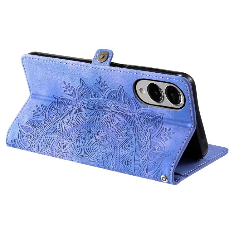 For Samsung Galaxy S25 Edge 5G Skin Feel Totem Embossed Leather Phone Case