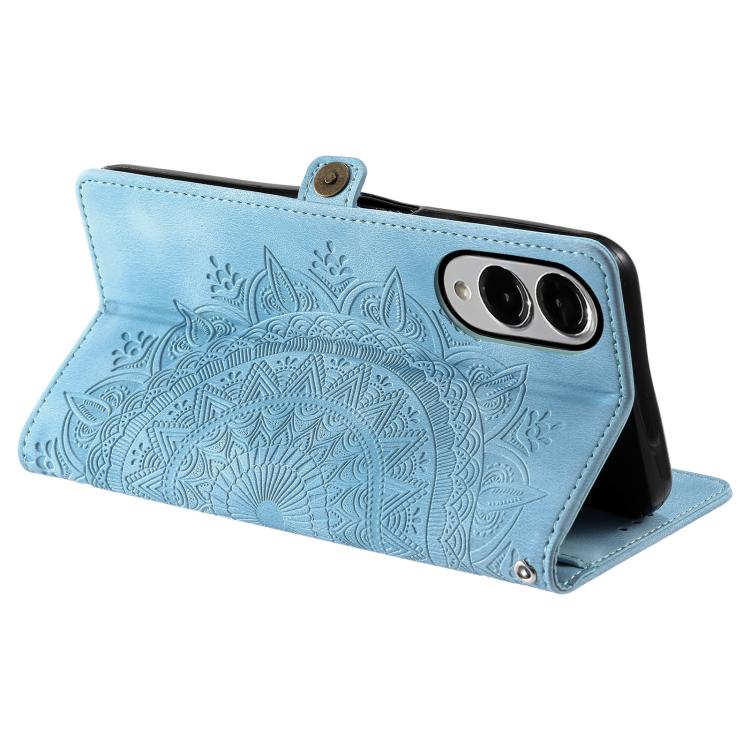 For Samsung Galaxy S25 Edge 5G Skin Feel Totem Embossed Leather Phone Case