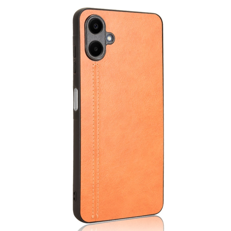For Samsung Galaxy A06 4G Cow Pattern Sewing Back Cover Phone Case
