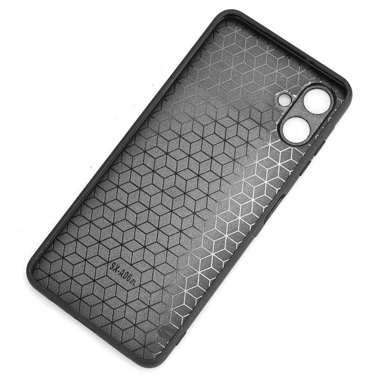 For Samsung Galaxy A06 4G Cow Pattern Sewing Back Cover Phone Case