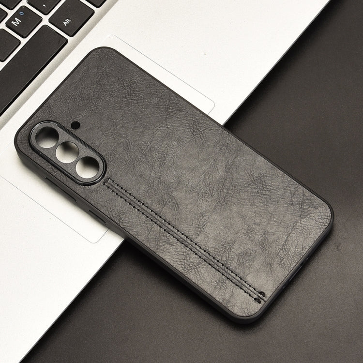 For Samsung Galaxy A36 5G Cow Pattern Sewing Back Cover Phone Case