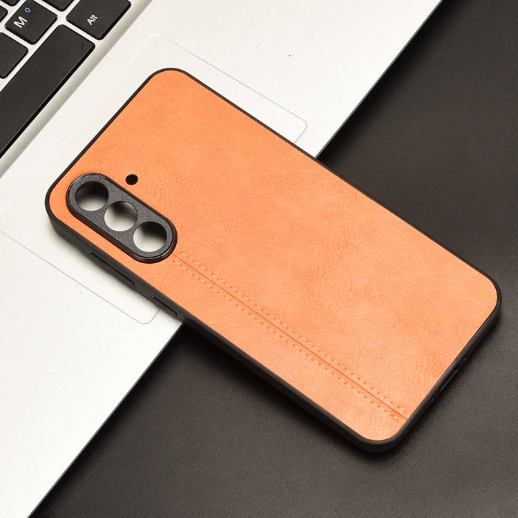 For Samsung Galaxy A36 5G Cow Pattern Sewing Back Cover Phone Case