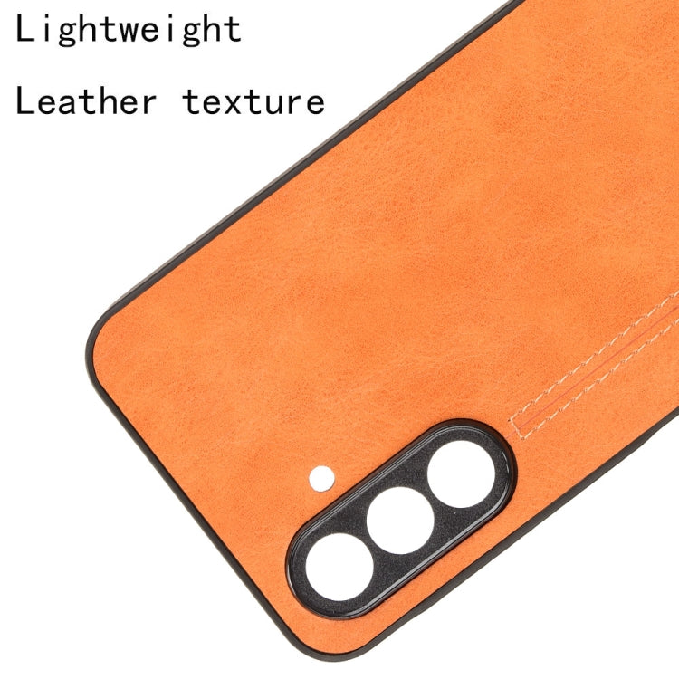 For Samsung Galaxy A36 5G Cow Pattern Sewing Back Cover Phone Case
