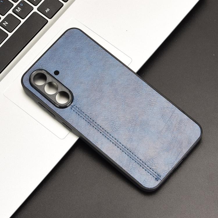 For Samsung Galaxy A56 5G Cow Pattern Sewing Back Cover Phone Case