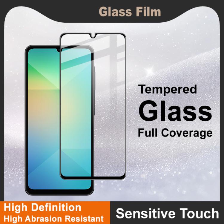 For Samsung Galaxy A06 5G imak 9H Surface Hardness Full Screen Tempered Glass Film Pro+ Series