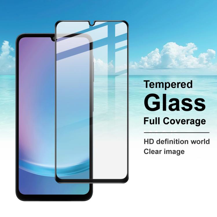 For Samsung Galaxy A25 5G JPN Version imak 9H Surface Hardness Full Screen Tempered Glass Film Pro+ Series