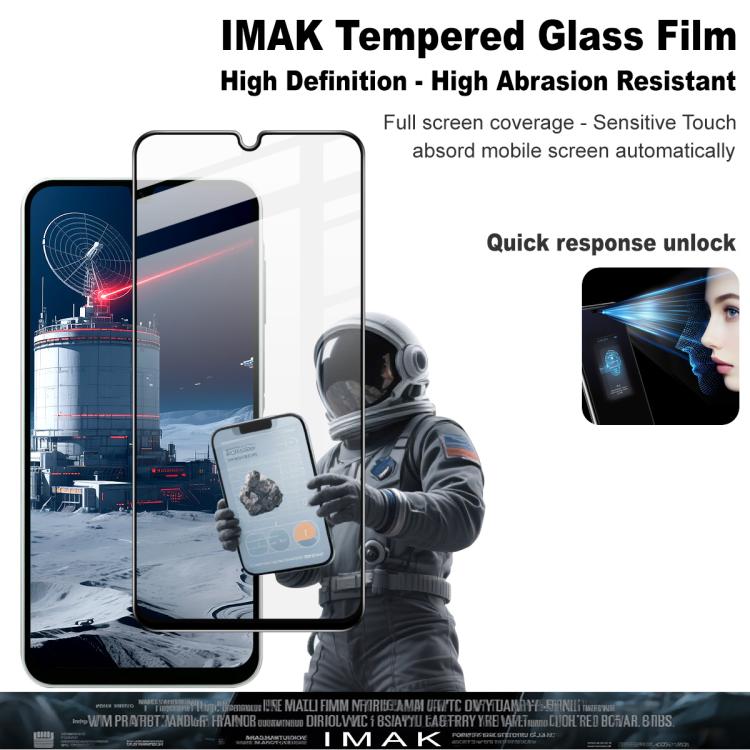 For Samsung Galaxy A17 5G / A16 4G / 5G imak 9H Surface Hardness Full Screen Tempered Glass Film Pro+ Series